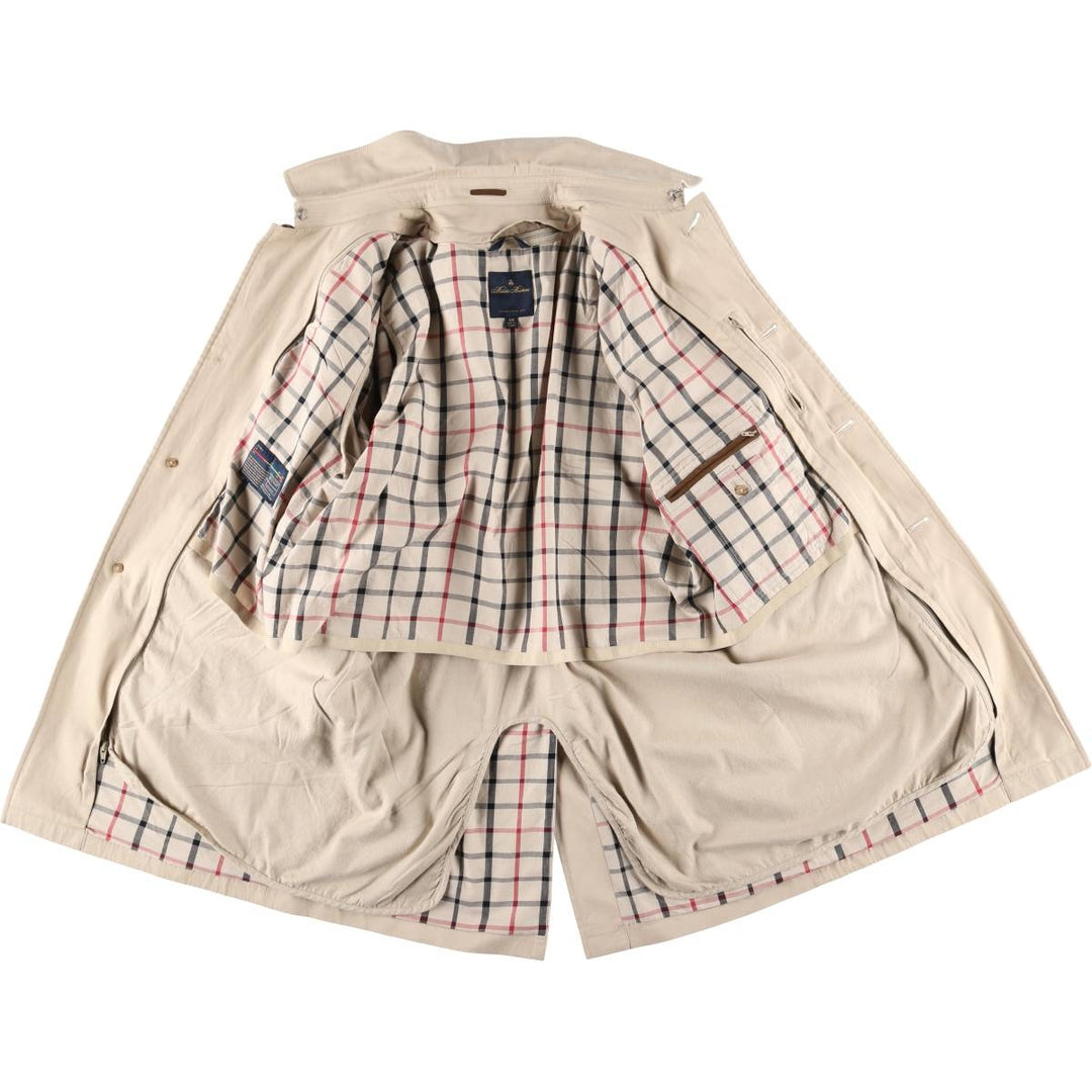 Brooks Brothers Half Coat, Men's Size L (approx.) cotton Beige type Vintage Second Hand