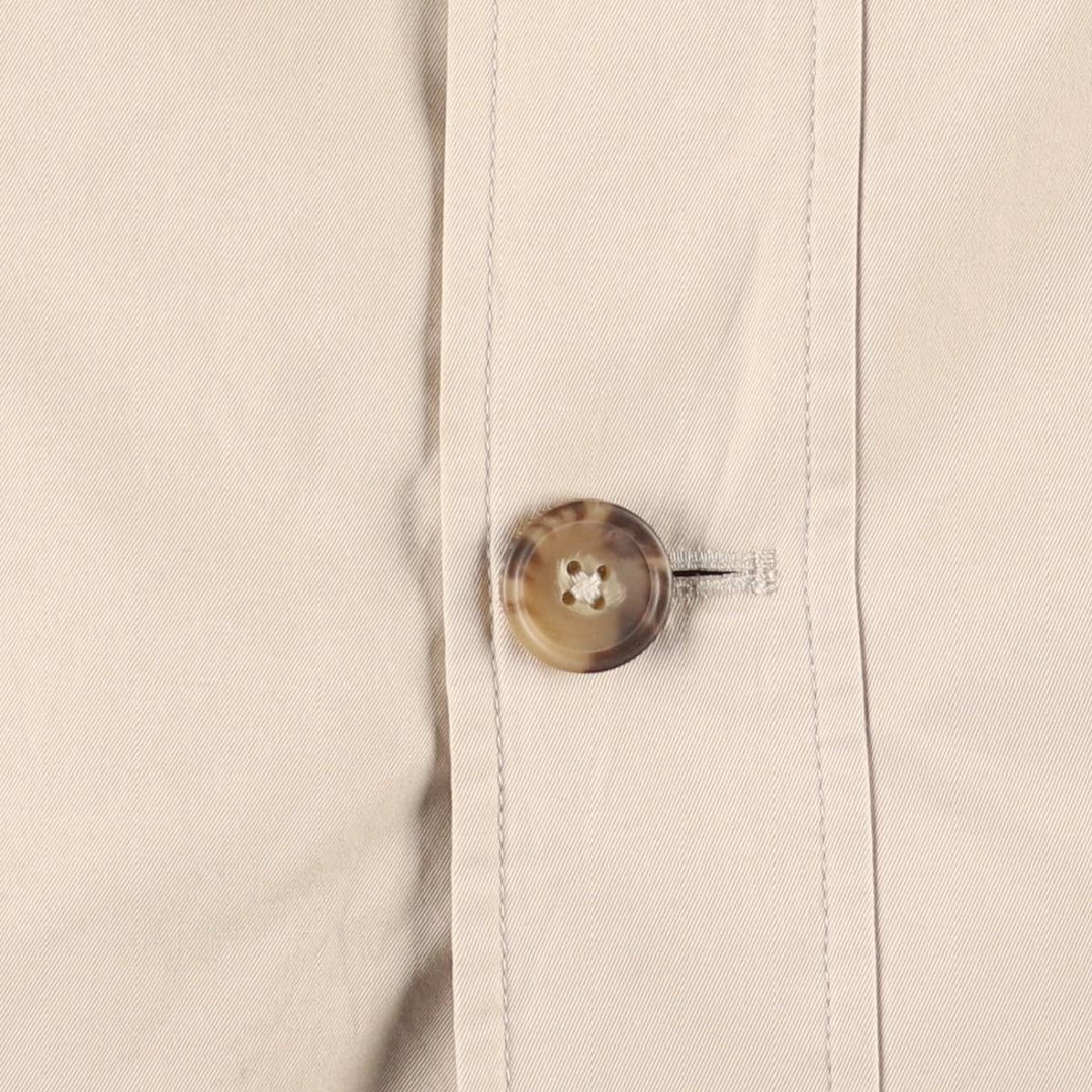 Brooks Brothers Half Coat, Men's Size L (approx.) cotton Beige type Vintage Second Hand