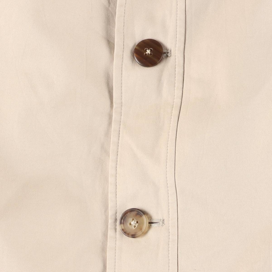 Brooks Brothers Half Coat, Men's Size L (approx.) cotton Beige type Vintage Second Hand