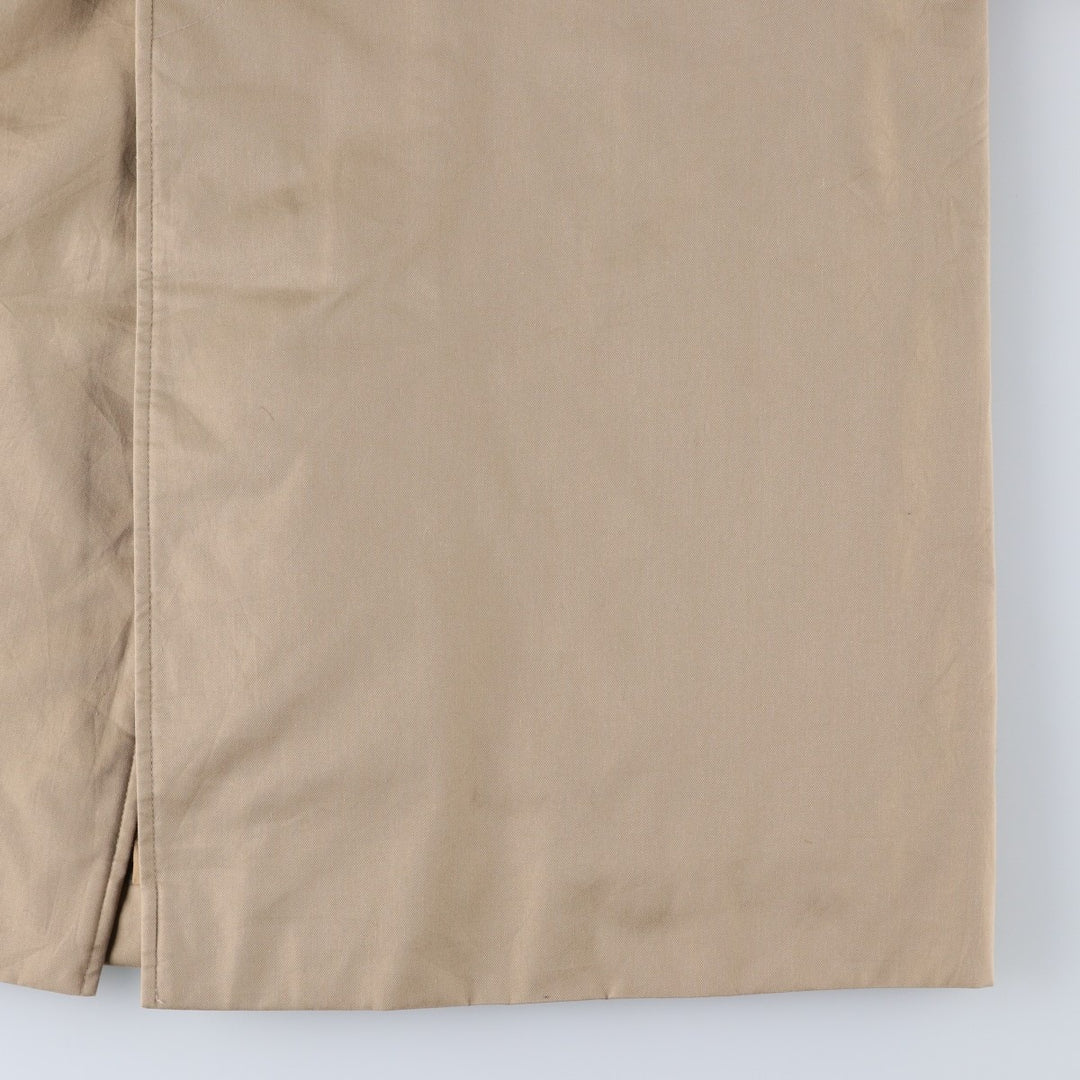 Burberry's Balmacaan Coat, Made in England, Men's Size L cotton Beige type Vintage Second Hand