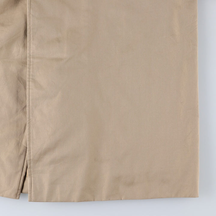 Burberry's Balmacaan Coat, Made in England, Men's Size L cotton Beige type Vintage Second Hand