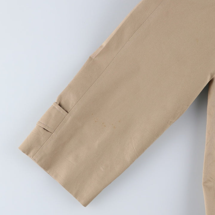 Burberry's Balmacaan Coat, Made in England, Men's Size L cotton Beige type Vintage Second Hand