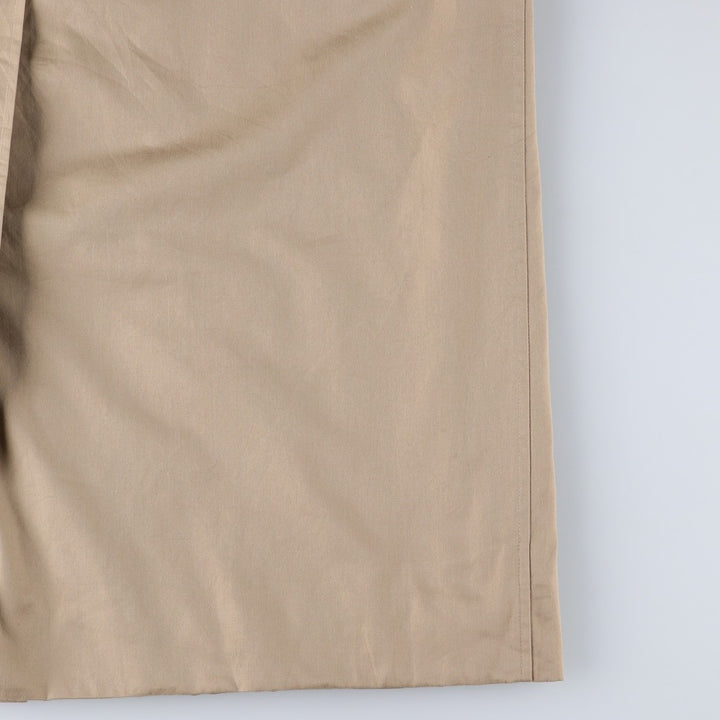 Burberry's Balmacaan Coat, Made in England, Men's Size L cotton Beige type Vintage Second Hand
