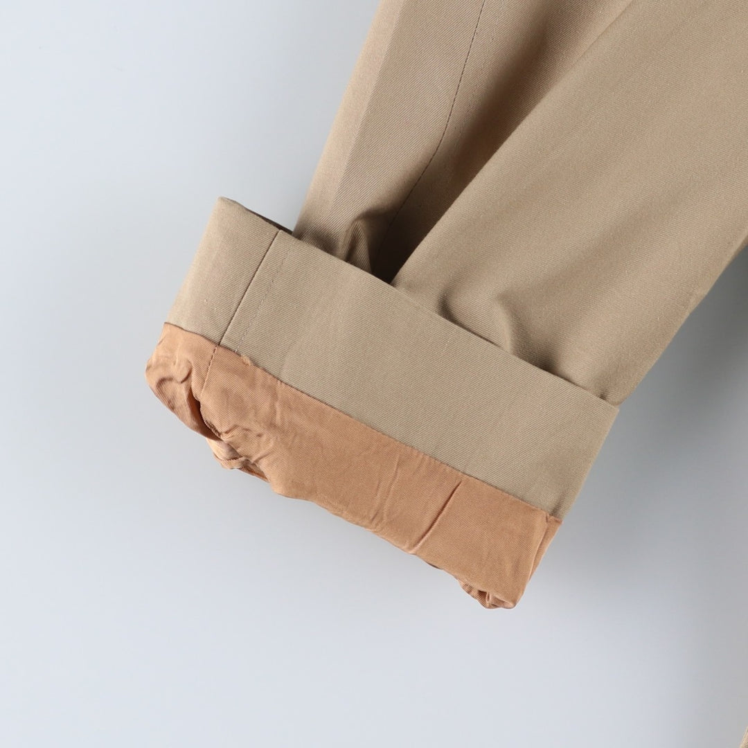 Burberry's Balmacaan Coat, Made in England, Men's Size L cotton Beige type Vintage Second Hand
