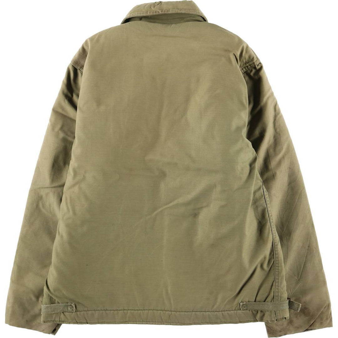 Vintage A-2 Military Deck Jacket, Men's Size Medium unclear Khaki type Vintage Second Hand