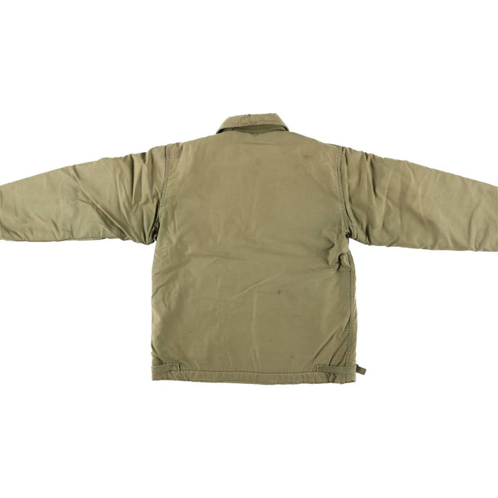Vintage A-2 Military Deck Jacket, Men's Size Medium unclear Khaki type Vintage Second Hand