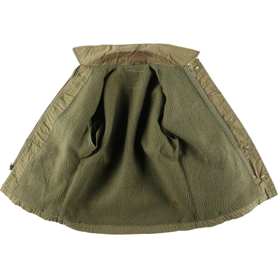 Vintage A-2 Military Deck Jacket, Men's Size Medium unclear Khaki type Vintage Second Hand