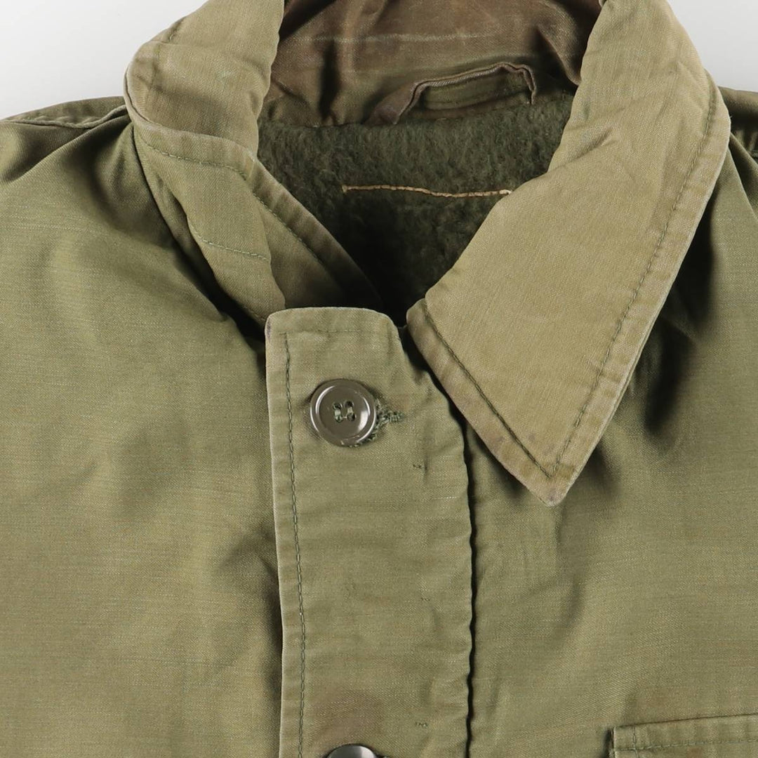 Vintage A-2 Military Deck Jacket, Men's Size Medium unclear Khaki type Vintage Second Hand