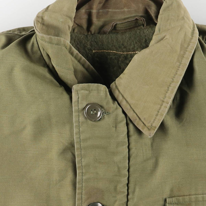Vintage A-2 Military Deck Jacket, Men's Size Medium unclear Khaki type Vintage Second Hand