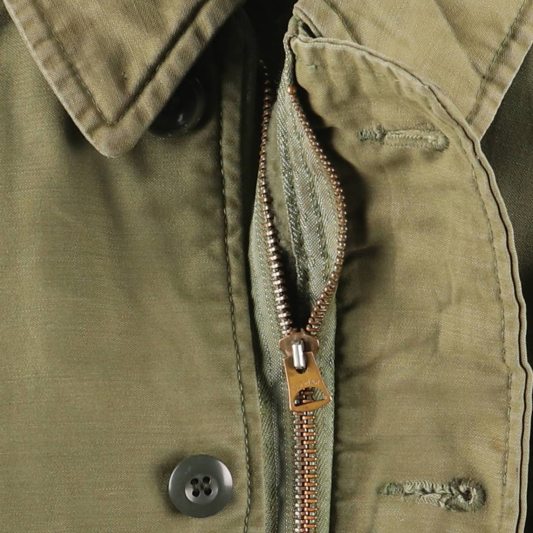 Vintage A-2 Military Deck Jacket, Men's Size Medium unclear Khaki type Vintage Second Hand