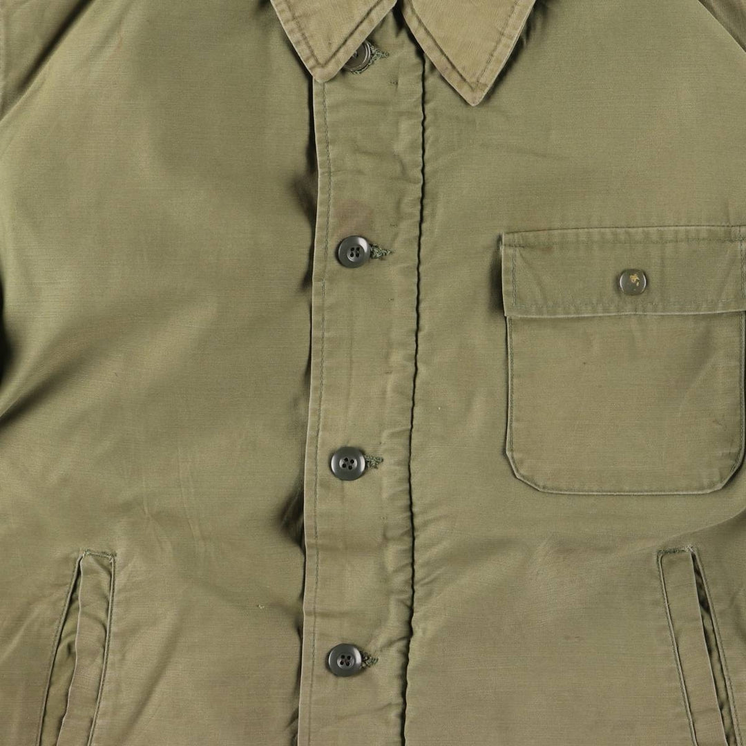 Vintage A-2 Military Deck Jacket, Men's Size Medium unclear Khaki type Vintage Second Hand