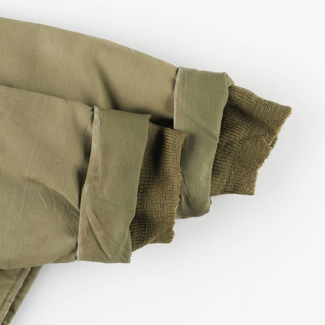 Vintage A-2 Military Deck Jacket, Men's Size Medium unclear Khaki type Vintage Second Hand