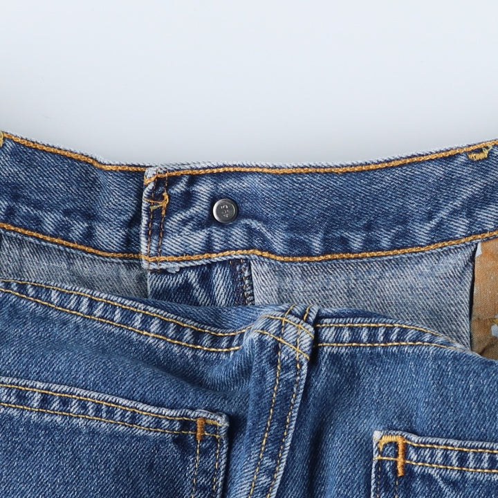 2000'S Levi's SILVER TAB LOW+LOOSE Straight Denim Pants, Men's Size 38 cotton blue type Vintage Second Hand