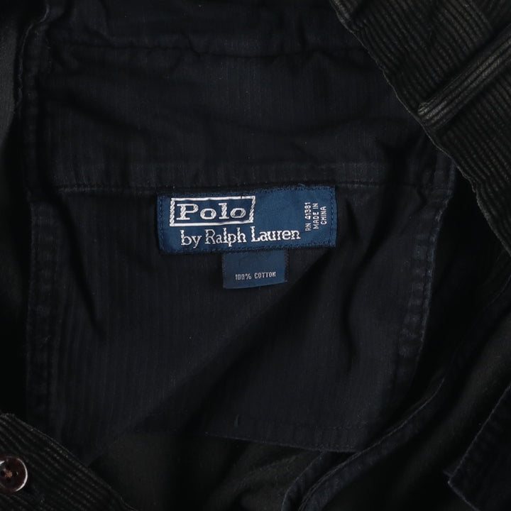 Ralph Lauren POLO by Ralph Lauren Corduroy Pants Men's W36 cotton black type Vintage Second Hand