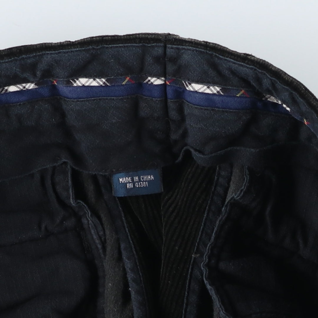 Ralph Lauren POLO by Ralph Lauren Corduroy Pants Men's W36 cotton black type Vintage Second Hand