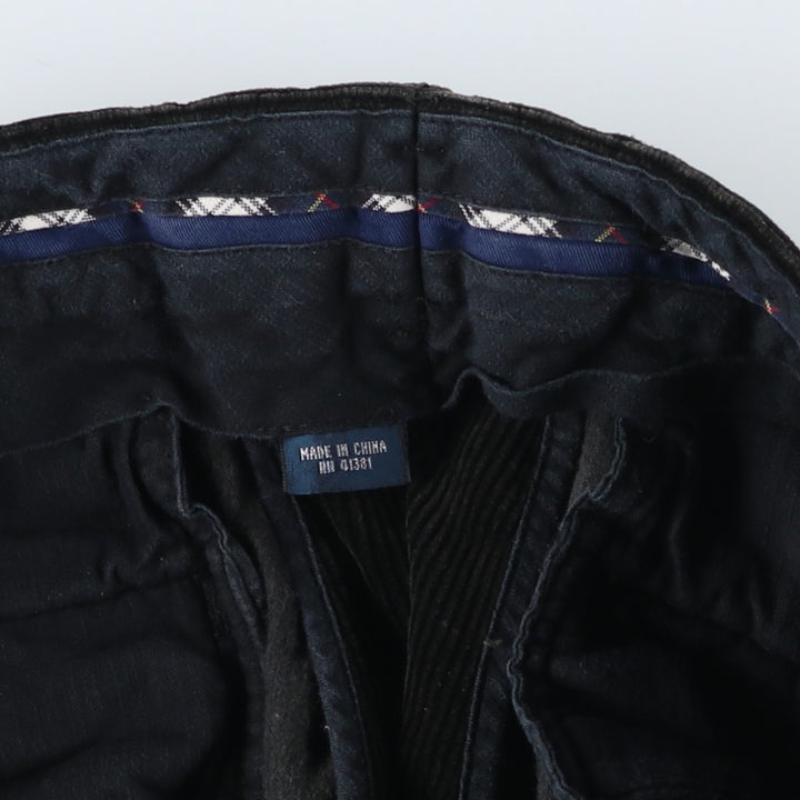 Ralph Lauren POLO by Ralph Lauren Corduroy Pants Men's W36 cotton black type Vintage Second Hand