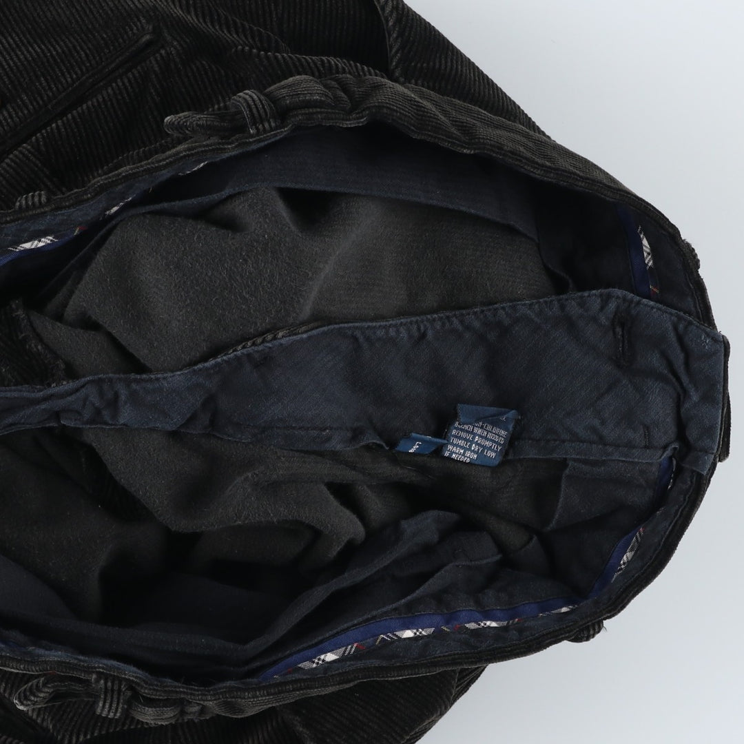 Ralph Lauren POLO by Ralph Lauren Corduroy Pants Men's W36 cotton black type Vintage Second Hand