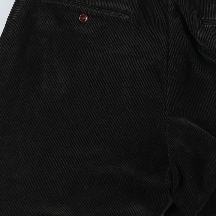 Ralph Lauren POLO by Ralph Lauren Corduroy Pants Men's W36 cotton black type Vintage Second Hand