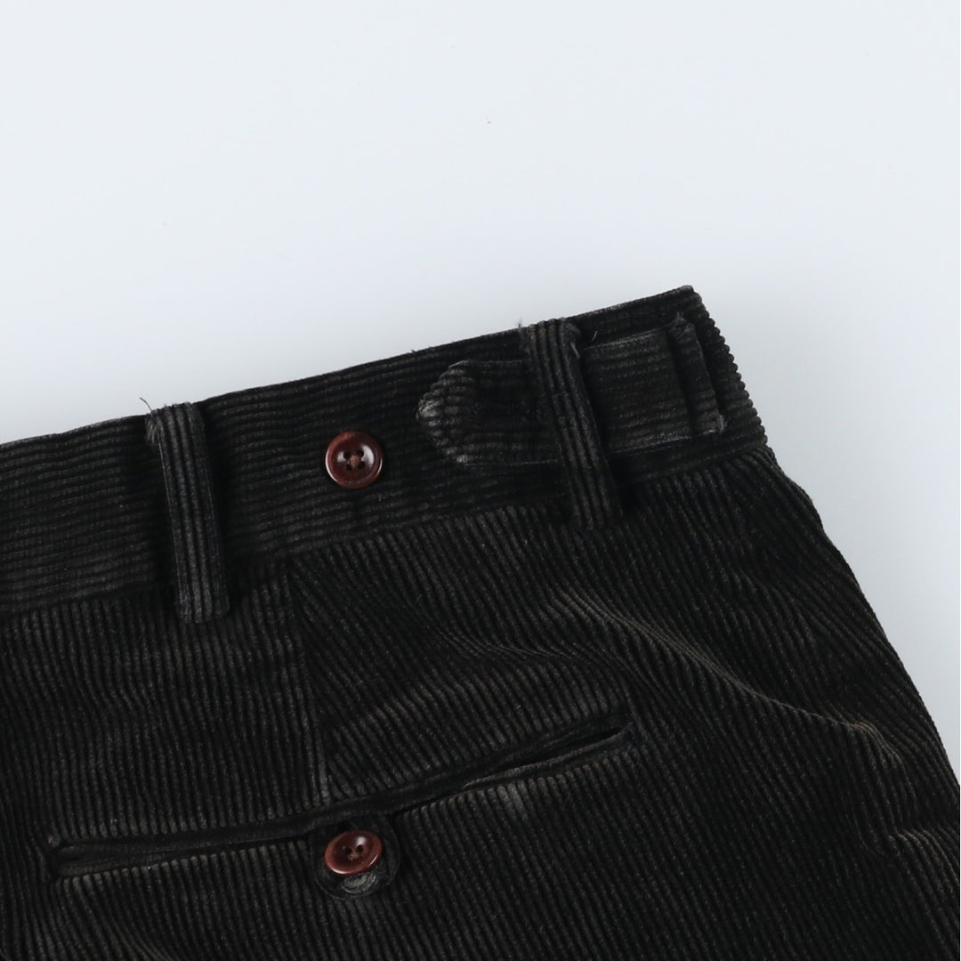 Ralph Lauren POLO by Ralph Lauren Corduroy Pants Men's W36 cotton black type Vintage Second Hand