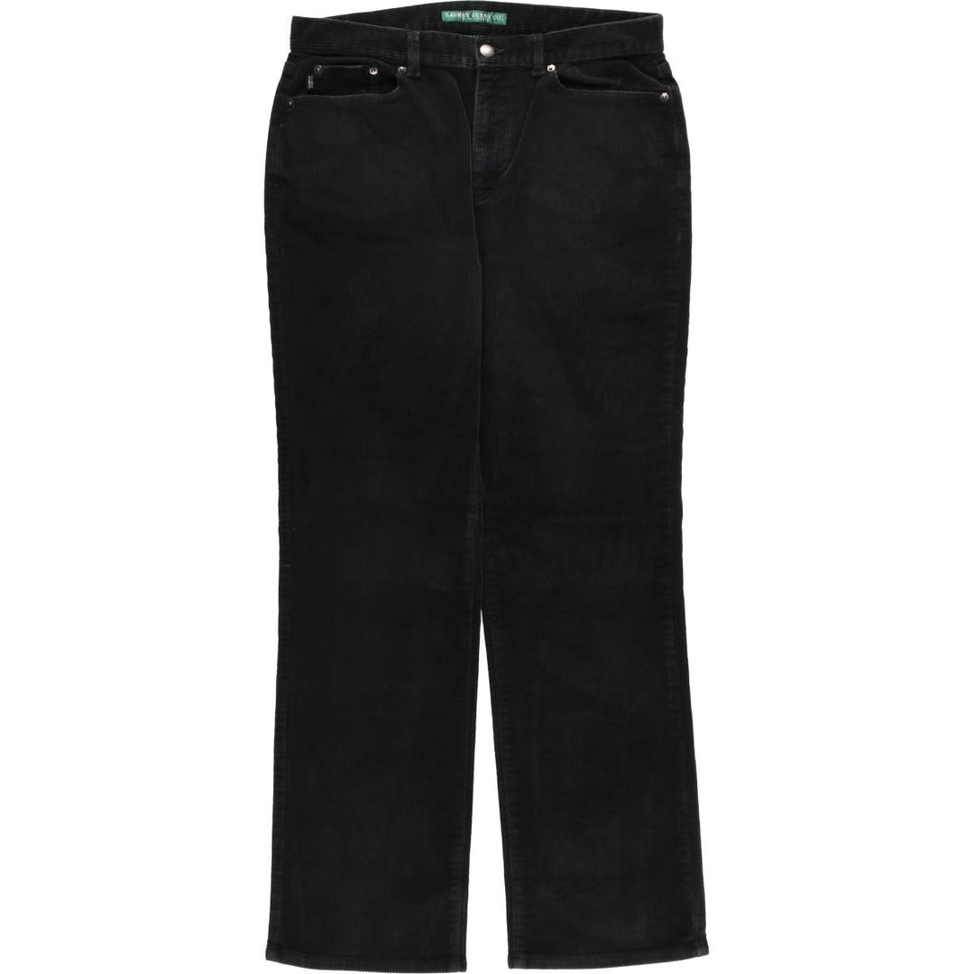 Ralph Lauren LAUREN JEANS CO. Corduroy Pants, Women's XL (equivalent to W32) cotton green type Vintage Second Hand
