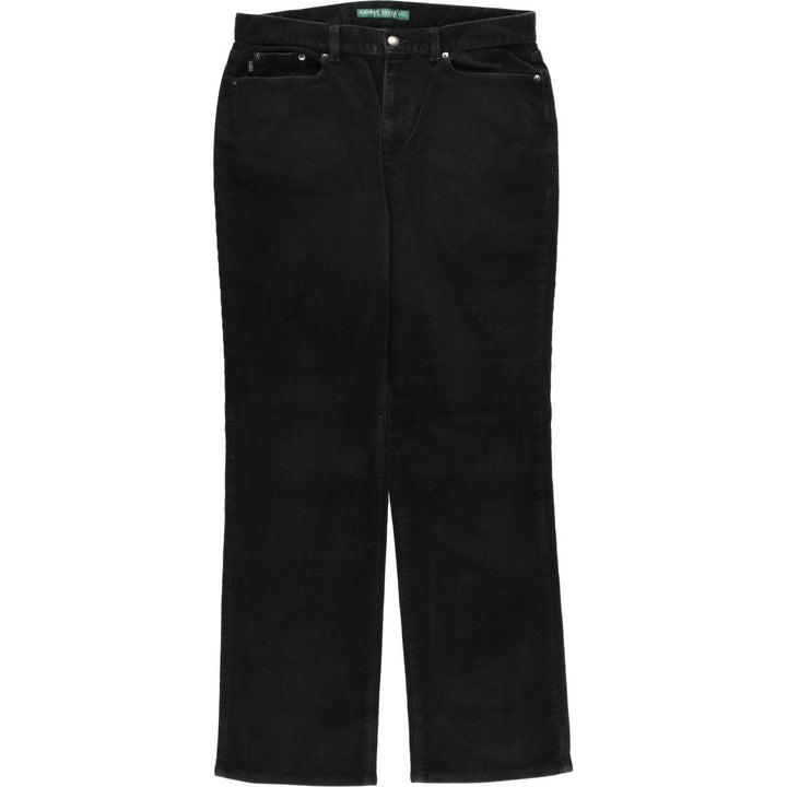 Ralph Lauren LAUREN JEANS CO. Corduroy Pants, Women's XL (equivalent to W32) cotton green type Vintage Second Hand