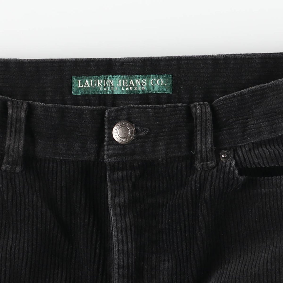 Ralph Lauren LAUREN JEANS CO. Corduroy Pants, Women's XL (equivalent to W32) cotton green type Vintage Second Hand