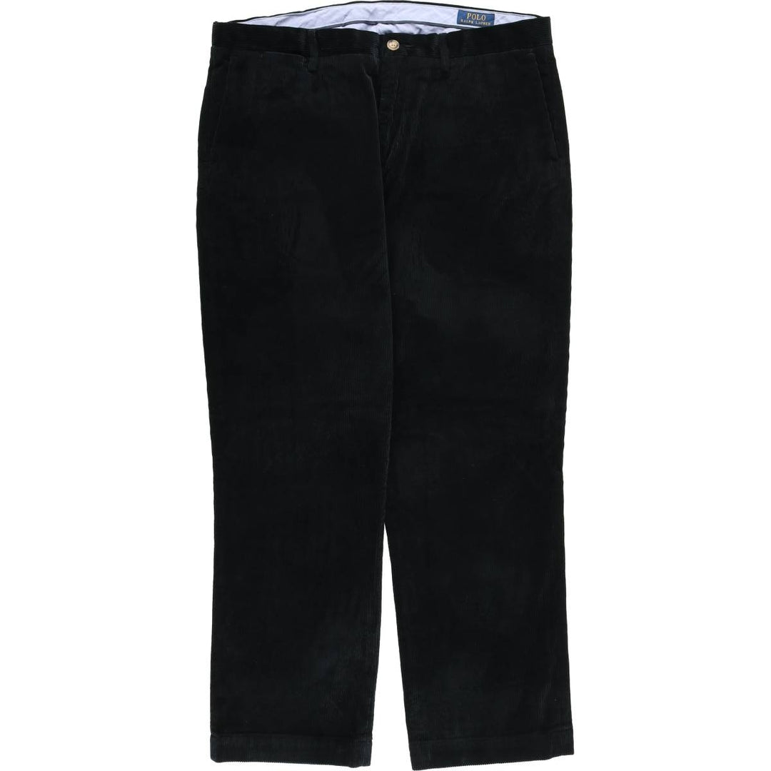 Ralph Lauren POLO RALPH LAUREN STRETCH CLASSIC FIT Corduroy Pants Men's Size W37 unclear navy blue type Vintage Second Hand