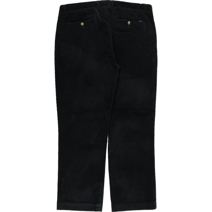 Ralph Lauren POLO RALPH LAUREN STRETCH CLASSIC FIT Corduroy Pants Men's Size W37 unclear navy blue type Vintage Second Hand