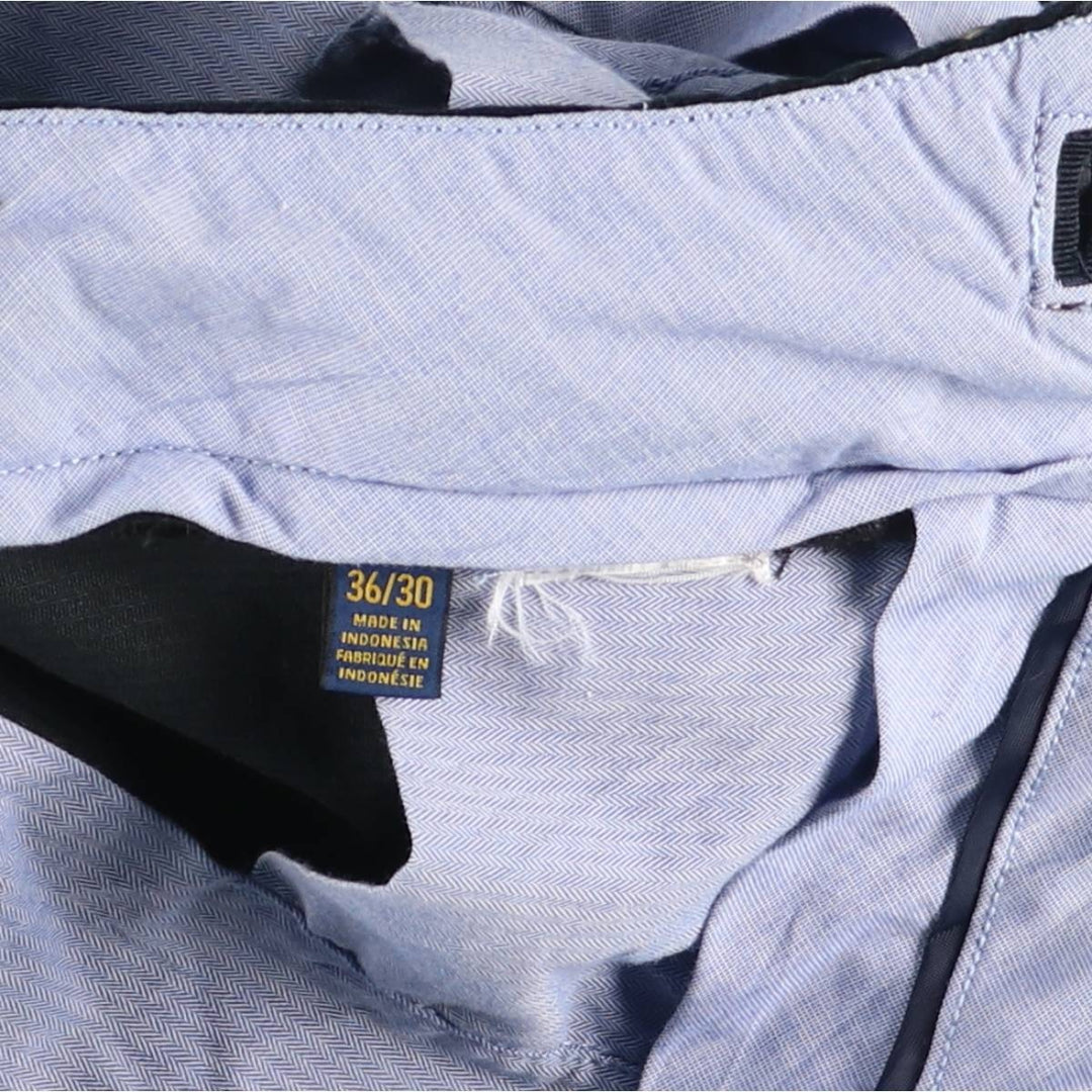 Ralph Lauren POLO RALPH LAUREN STRETCH CLASSIC FIT Corduroy Pants Men's Size W37 unclear navy blue type Vintage Second Hand