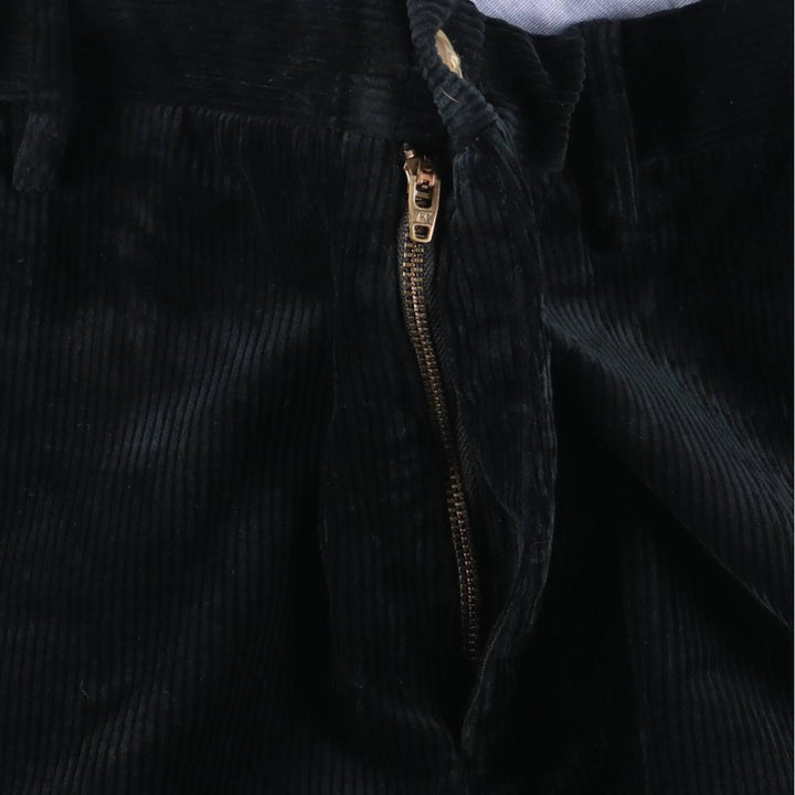 Ralph Lauren POLO RALPH LAUREN STRETCH CLASSIC FIT Corduroy Pants Men's Size W37 unclear navy blue type Vintage Second Hand