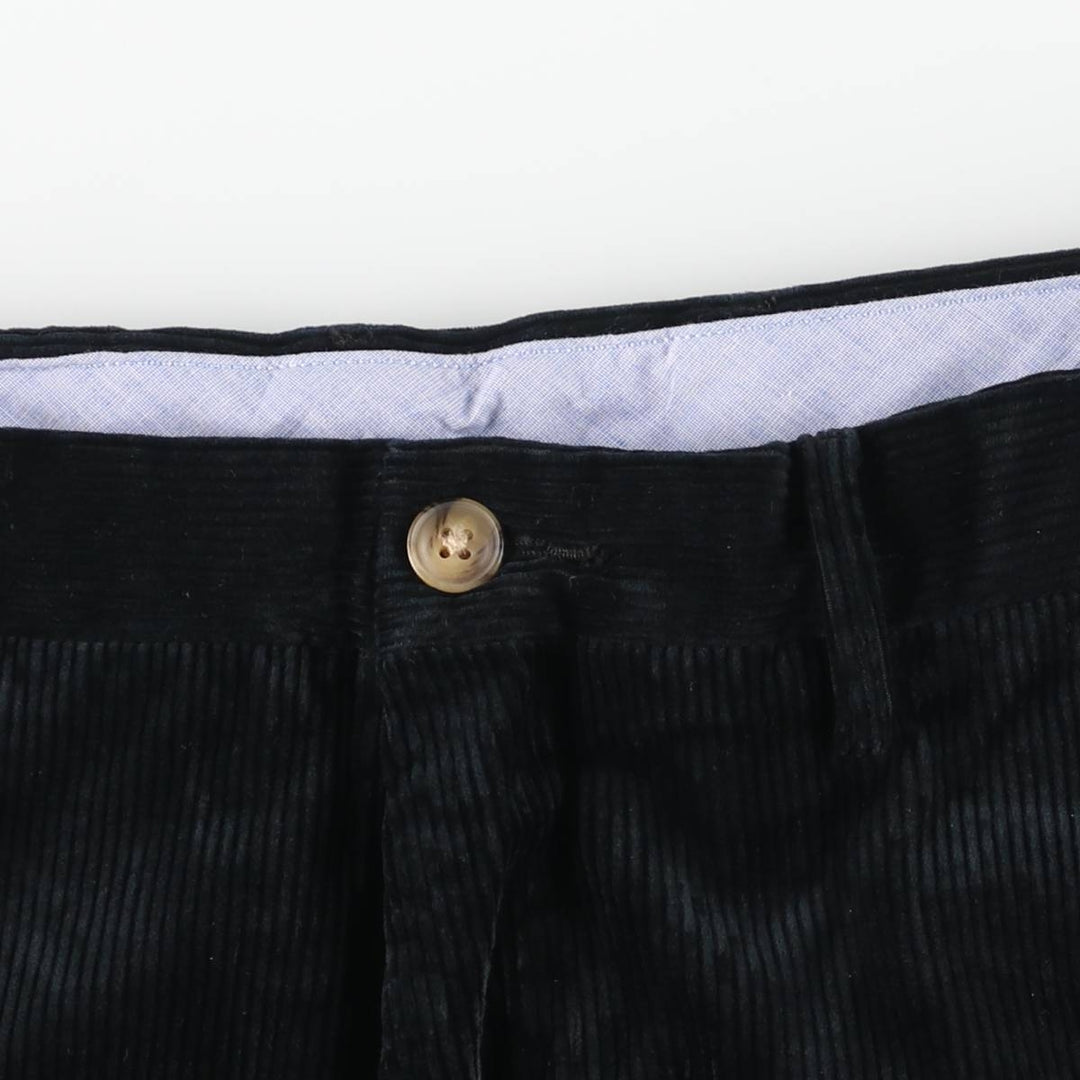 Ralph Lauren POLO RALPH LAUREN STRETCH CLASSIC FIT Corduroy Pants Men's Size W37 unclear navy blue type Vintage Second Hand