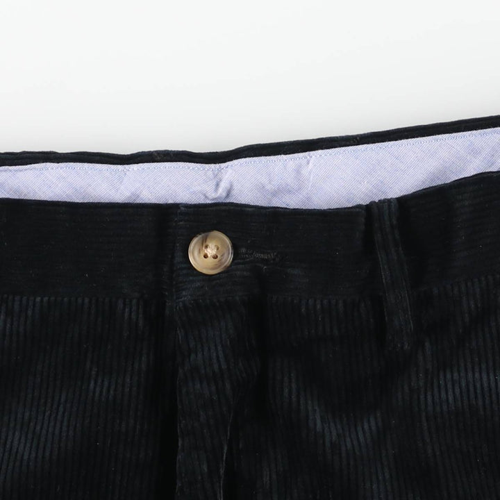 Ralph Lauren POLO RALPH LAUREN STRETCH CLASSIC FIT Corduroy Pants Men's Size W37 unclear navy blue type Vintage Second Hand