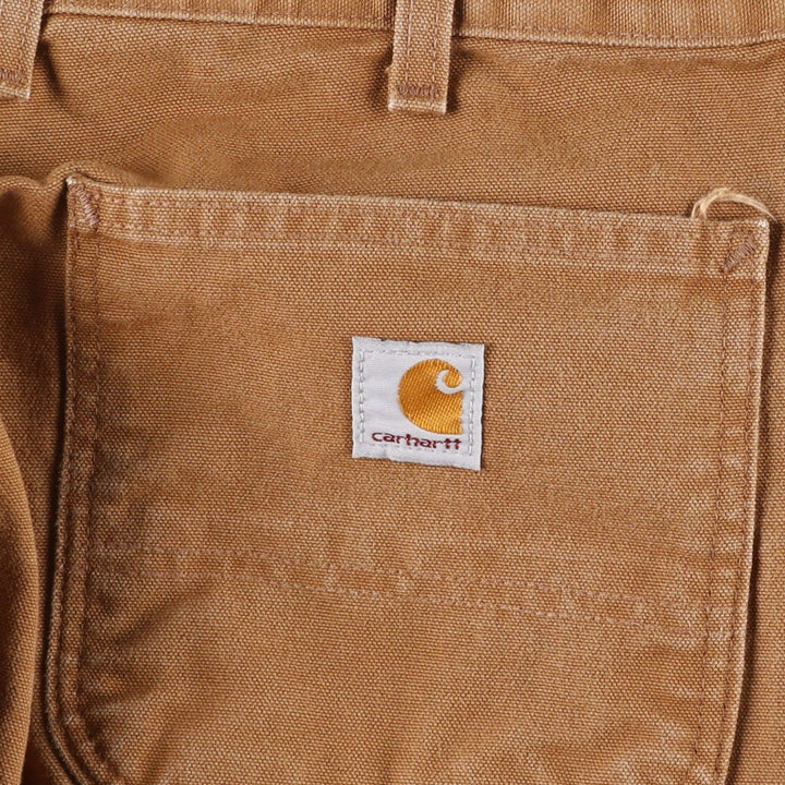 Carhartt Dungaree Fit Duck Painter Pants, Men's, W37 equivalent cotton brown type Vintage Second Hand