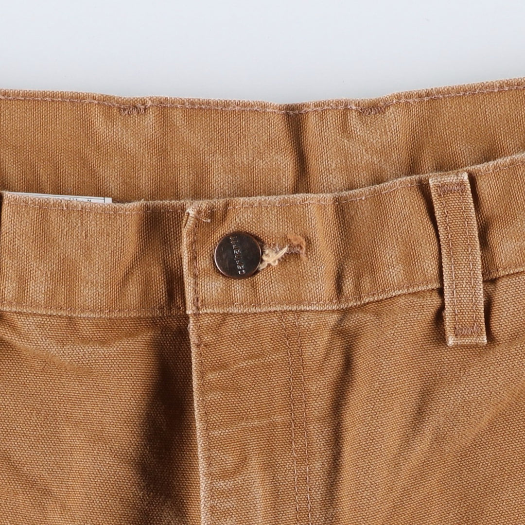 Carhartt Dungaree Fit Duck Painter Pants, Men's, W37 equivalent cotton brown type Vintage Second Hand