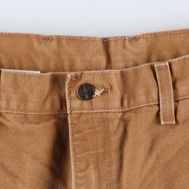 Carhartt Dungaree Fit Duck Painter Pants, Men's, W37 equivalent cotton brown type Vintage Second Hand