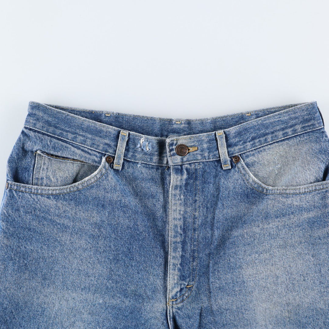 Lee Tapered Denim Pants, Made in USA, Men's, Size W34 cotton blue type Vintage Second Hand