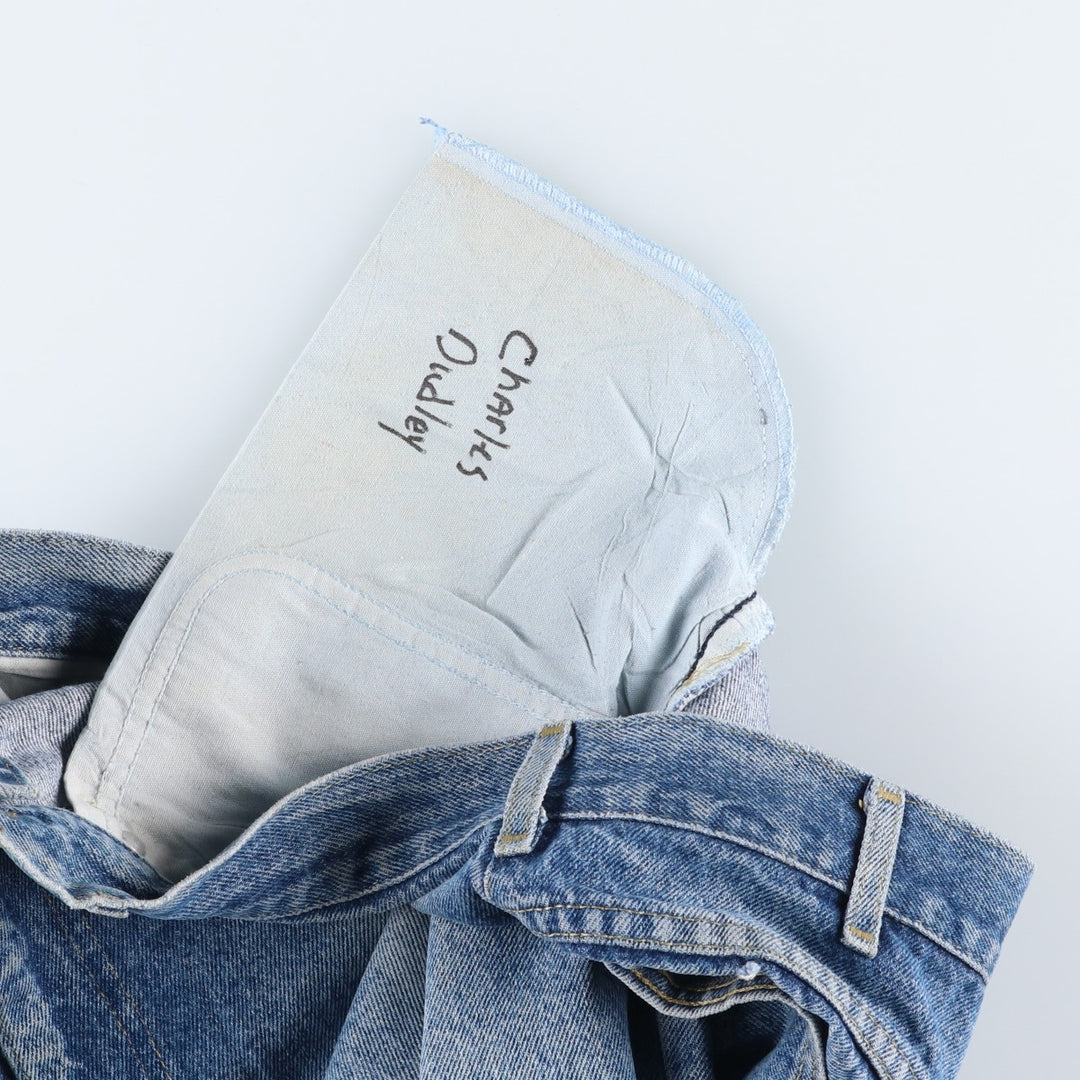 Lee Tapered Denim Pants, Made in USA, Men's, Size W34 cotton blue type Vintage Second Hand