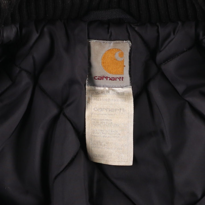 Carhartt CORDURA Padded Puffer Jacket, Men's Size Small Nylon black type Vintage Second Hand
