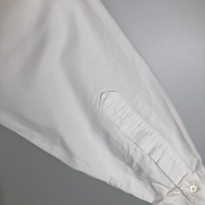 Vintage 1970'S Brooks Brothers MAKERS long-sleeved cotton shirt, size M, men's cotton white type Vintage Second Hand
