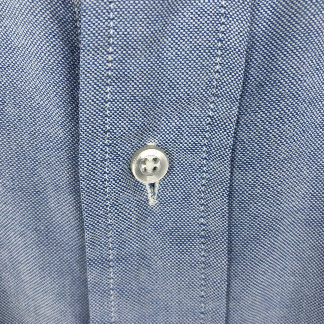 Vintage Brooks Brothers MAKERS long-sleeved button-down shirt, made in the USA, size L, men's. cotton blue type Vintage Second Hand