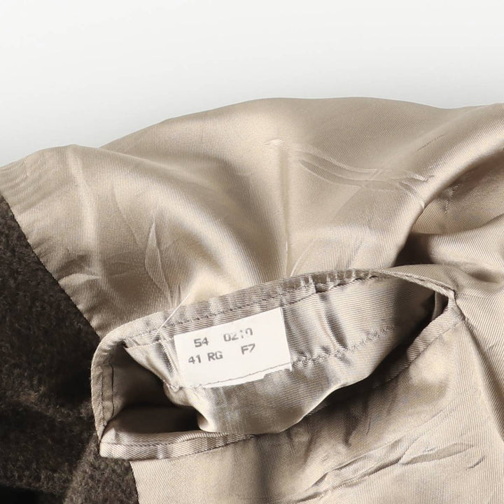 Brooks Brothers Check Pattern Herringbone Camel Hair Tailored Jacket, Made in USA, Men's Size Medium Camel hair brown type Vintage Second Hand