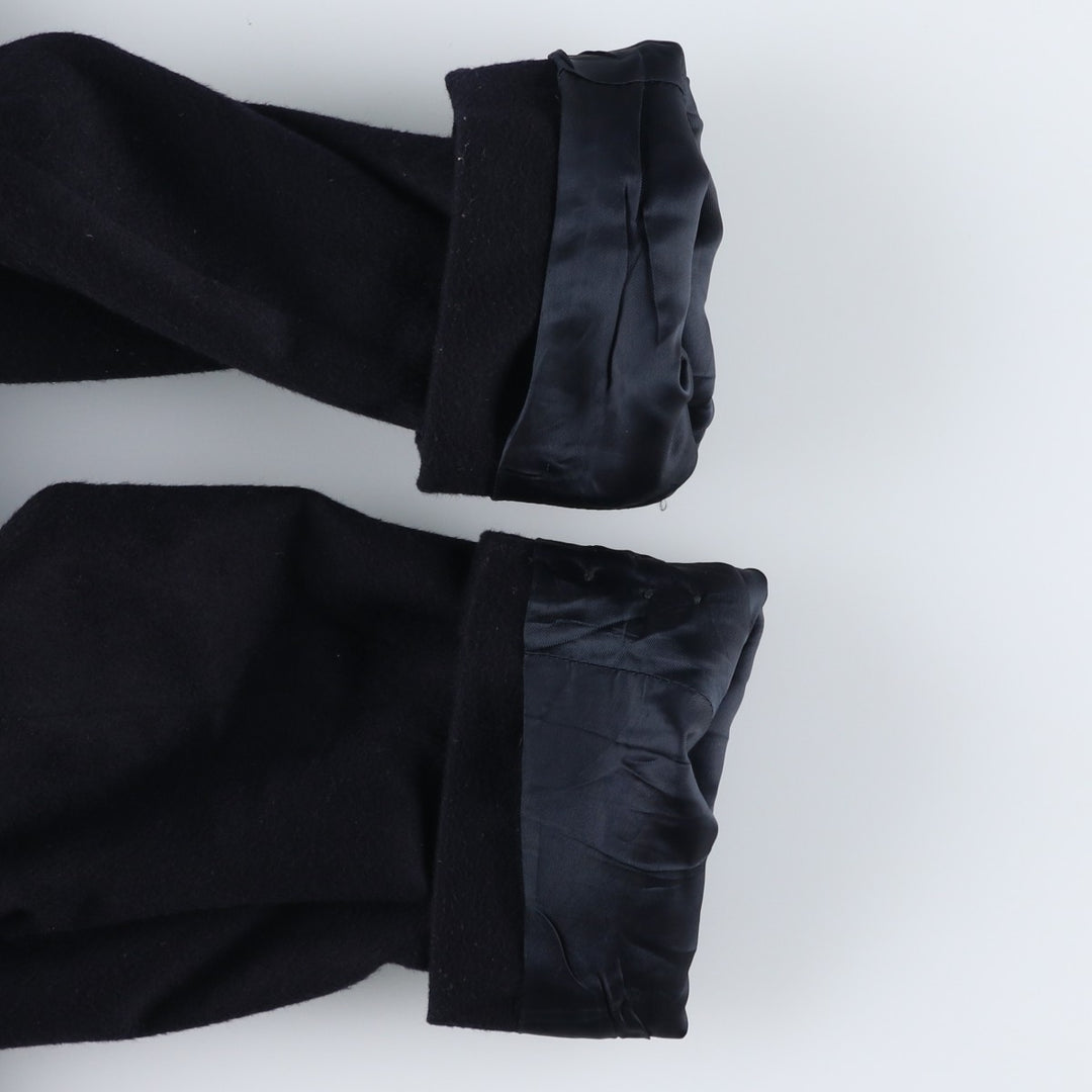 Burberry's wool tailored jacket, size M, men's wool navy blue type Vintage Second Hand