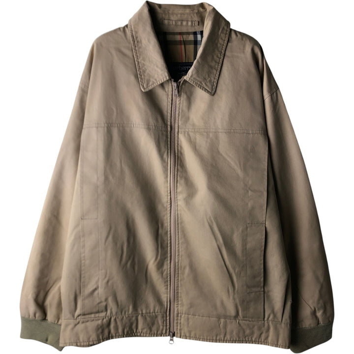 Burberry's cotton jacket, men's size XL cotton Beige type Vintage Second Hand