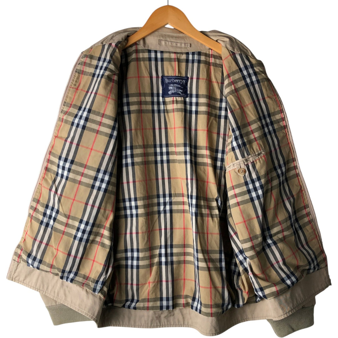 Burberry's cotton jacket, men's size XL cotton Beige type Vintage Second Hand