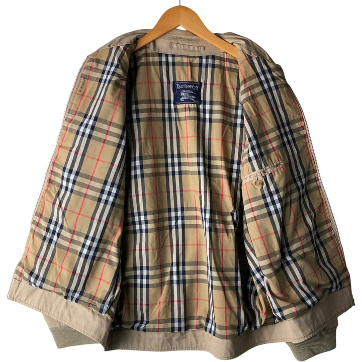 Burberry's cotton jacket, men's size XL cotton Beige type Vintage Second Hand