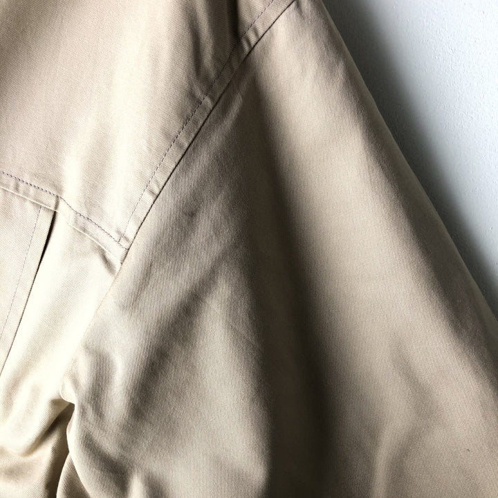 Burberry's cotton jacket, men's size XL cotton Beige type Vintage Second Hand