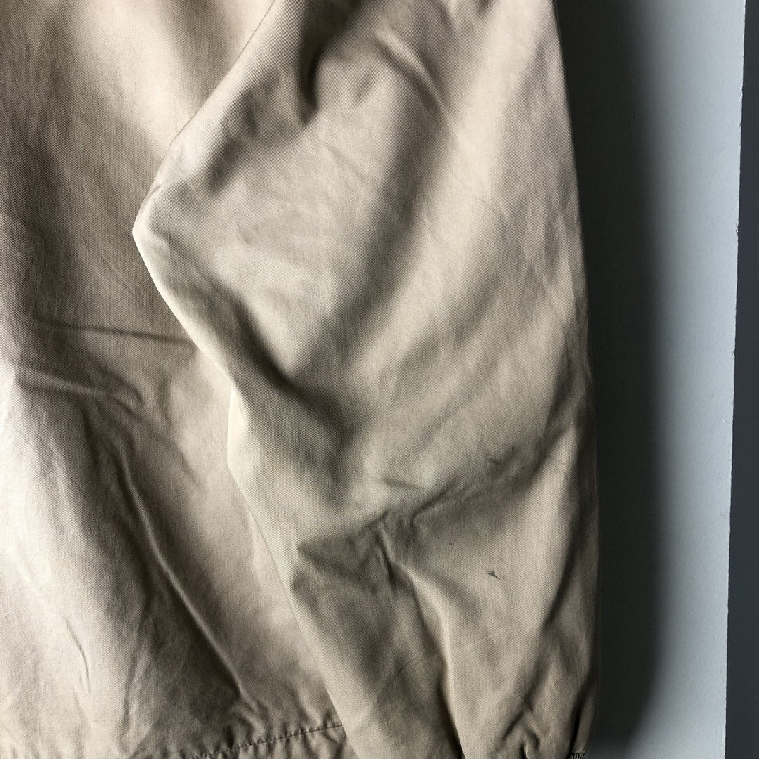 Burberry's cotton jacket, men's size XL cotton Beige type Vintage Second Hand