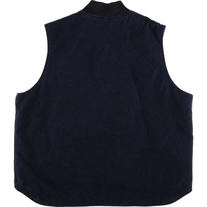 Carhartt Classic Padded Duck Vest, Men's XXL cotton navy blue type Vintage Second Hand