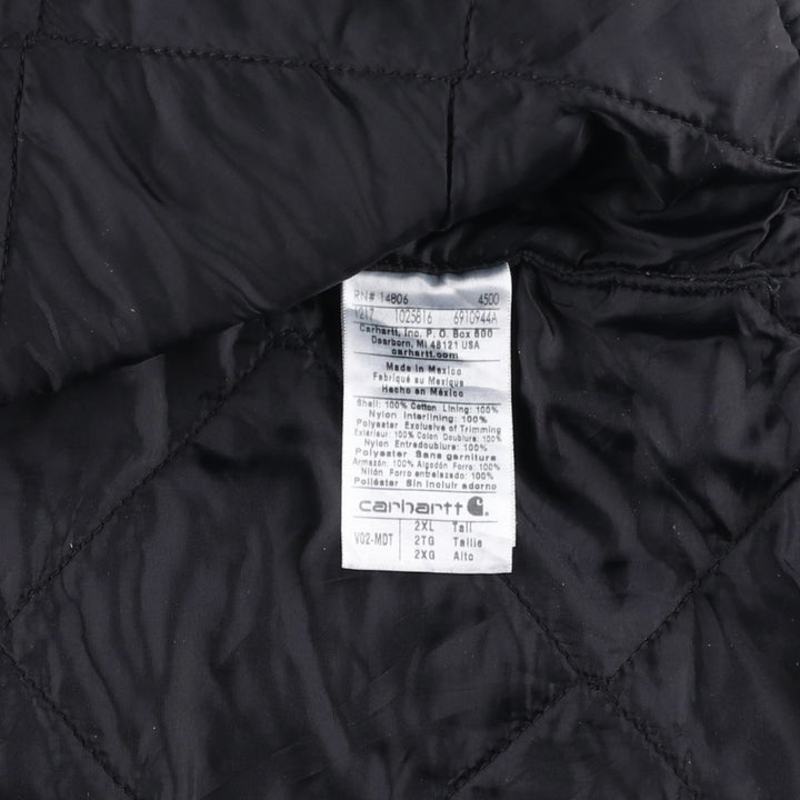 Carhartt Classic Padded Duck Vest, Men's XXL cotton navy blue type Vintage Second Hand