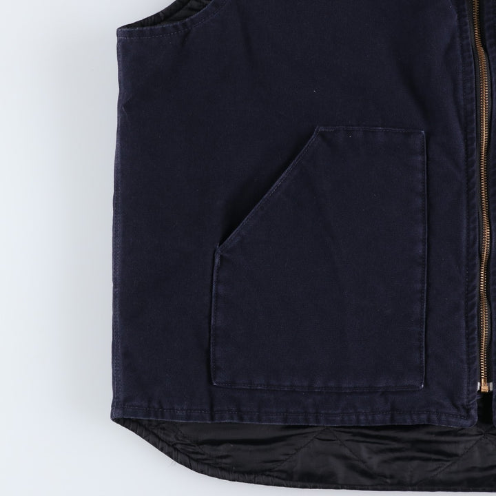 Carhartt Classic Padded Duck Vest, Men's XXL cotton navy blue type Vintage Second Hand
